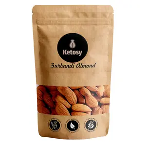 ketosy Premium Gurbandi Almond Kernels Gurbandi Badam Giri 500g