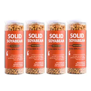 Omay Foods Roasted Solid Soyabean - Protein Rich 160G (Pack of 4)I Oil-Free Snack | Roasted Snack | Ready-to-Eat Snack I High in Protein Fibre & Carbs | Healthy Snack