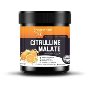 Nutrition Planet Citrulline Malate Orange 100g