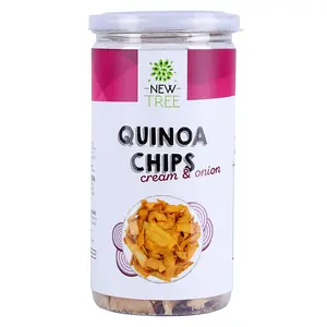 New Tree Quinoa Chips Cream & Onion 225gms Gluten Free Snacks