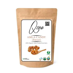 Qzine Organic Amla Candy Sweet 1kg Pouch 1000 g