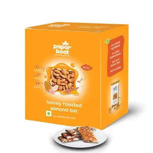 Paper Boat Honey Roasted Almond Bar No Added Preservatives and Colours | Gajak | Sweets | Gazak (Pack of 10 25g Each ) 250 g