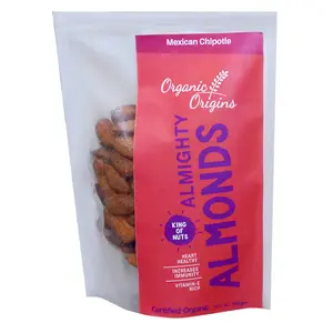 Organic Origins Dry Roasted Mexican Chipotle Almonds 145 G