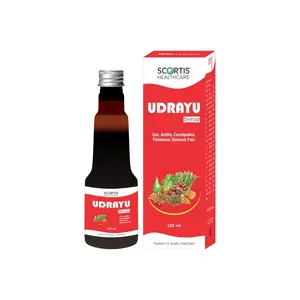 SCORTIS HEALTH CARE Udramrut Syrup - 1000 ml For Constipation Relief Indigestion & Gas Ayurvedic Medicine- 500MLX2