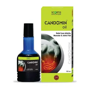 SCORTIS HEALTH CARE Candomin Oil - 100 ml Relief From Arthritic Muscular & Joints Pain Ayurvedic Oil Pack of 2