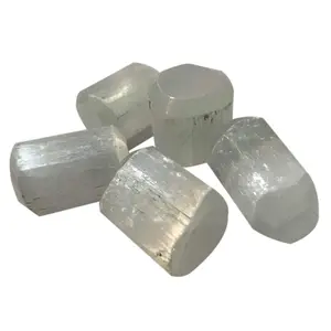 Sahib Healing Crystals Natural Selenite 50 Grams Tumble Stone for Reiki Healing Crystal Healing Vastu Correction and Wisdom