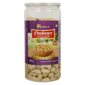 Ramee's Tasty Super W240 Cashew (500 GramsPlastic Bottle)