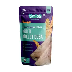 Timios Organic Multi Millet Dosa Mix- Sprouted Nutrition Natural and Healthy Food300gm (Pack of 2)