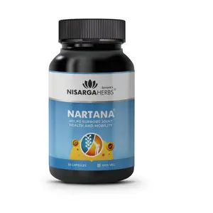 Nisarg Herbs Nartana capsules Joint Health and Mobility - 100% Organic Ayurvedic & Natural - 60 Capsules