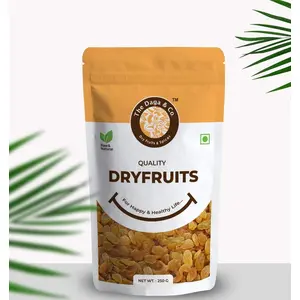 The Daga & Co. Dry Fruits Premium Indian Seedless Green Raisins Kishmish 250g
