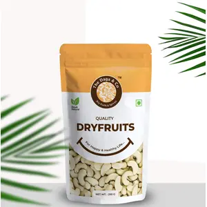The Daga & Co. Dry Fruits 100% Natural Cashew Nuts Kaju W400 250g