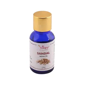 Vispy The Scent of Peace Sandal Scented Aroma Oil - 15 ml Clear