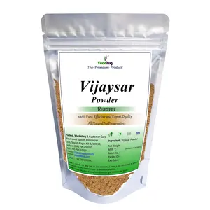 VY VedaYug Vijaysar Powder 100g Help Manage Cholesterol & Glucose 100g one Packet