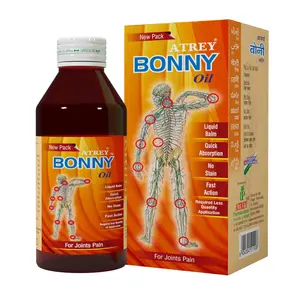 VEDAONE Ayurveda Bonny Oil 90 Ml for Fast Long Lasting Pain Relief Liquid Oil Use for Refresh Massage While Pain in Joints Foot Arm Knee Body Muscle (Pack of 2)