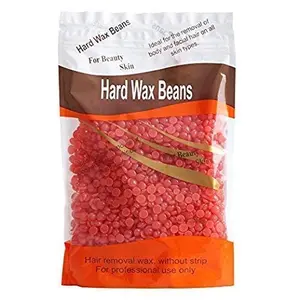 DEXO Wax Beans For Waxing Wax Bean For Face Wax Pink Pack Of 1.