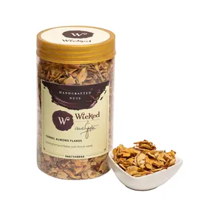 Wicked Roasted Almond Flakes with Fennel Seeds || Dried Sweetened Indian Desert (300gm)