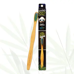 WooBamboo! Eco-Friendly Bamboo Toothbrush - Adult - Soft Bristle