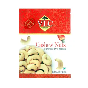 VLC Pepper Dry Roasted Cashews 320g (80gms x 4 Packets)