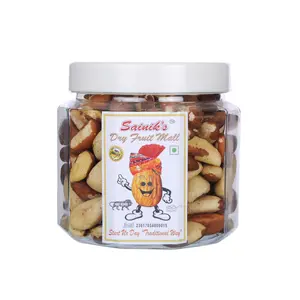 SAINIK'S Dry Fruit Mall Brazil Nut | Brazils Nuts | Brazil Nuts for Eating | Jumbo Brazils Nuts 400 Gram