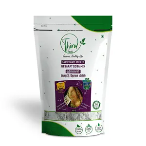 Thiru Foods Barnyard Millet Besarat Dosa Instant Mix (300 Grams) | Healthy Breakfast