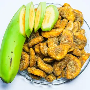 TENZ Pure Kozhikode Jaggery Coated Banana Chips (400 gm)