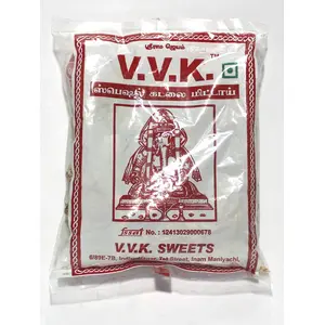 V.V.K.Sweets Kovilpatti VVK Kadalai Mittai - Burfi - Chikkies Candy - Pack of 3 x 250 Grams ( 750 Grams )