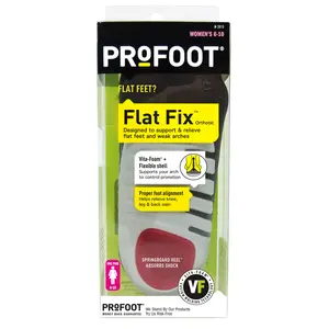 Profoot Women's Flat Fix Orthotic Insoles
