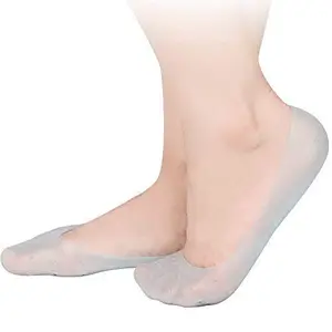 OFFER SALE Full Length Reusable Foot Silicone Gel Moisturizing Socks For Foot Protector And Cracked Heel- Pink