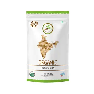 Orgabite Organic Cashew Whole 400g - Organic Kaju