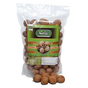 Nuttizz California Jumbo Walnuts Inshell 2 kg (Akhrot) Dry Fruit Kernels with Shells Wholesale
