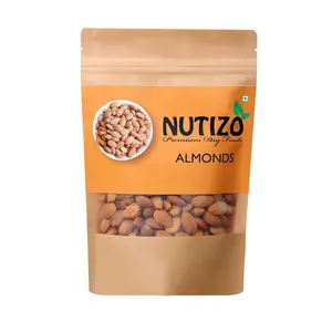 Nutizo Whole Almonds 1Kg / Almond Dry Fruits