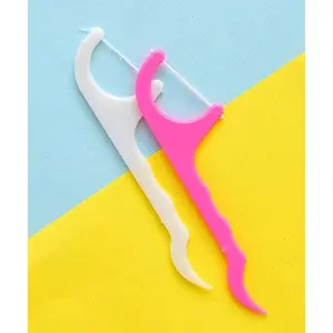patel enterprise CRIYALE Dental Floss With Handle Flosser For Teeth Flossing Thread (Pack of 2-40pc)
