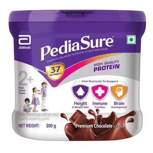 PediaSure Health and Nutrition Drink Powder for Kids Growth - 200g jar (Chocolate)