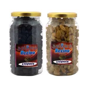 Rezino Premium Combo of Black Raisins & Golden Raisin-500g- (250X 2)