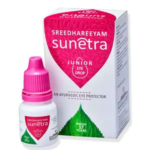 Sreedhareeyam Ayurveda Sunetra Junior Herbal Eyedrops (Below 17 years age)