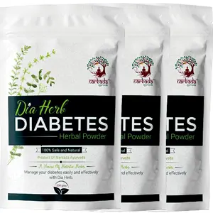 Narbada Ayurveda Dia-Herb|| Diabetes Control Powder|| 100% Natural & Ayurvedic|| Healthy Blood Sugar Levels 100g