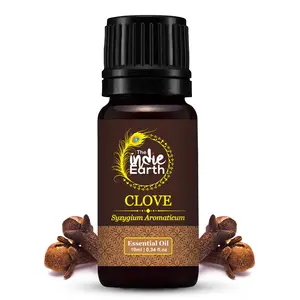 The Indie Earth 100% Pure & Undiluted Clove Essential Oil - Maintain Healthy Skin & Boost Body's Defence - For Aromatherapy & Topical Use - Sourced Directly From INDONESIA 10 ml