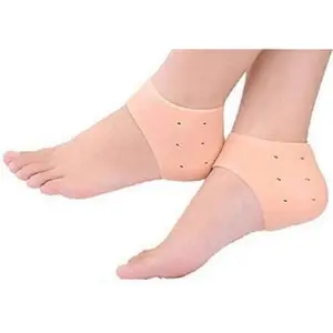 SD Enriching Beauty Silicone Gel Heel Pad Socks for Pain Relief for Men and Women