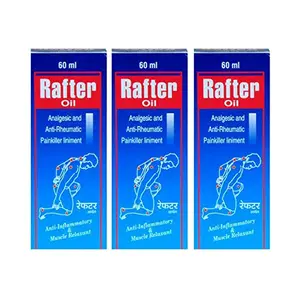 RAFTER Joint pain relief PACK OF 3(60ML) RAFTER OIL