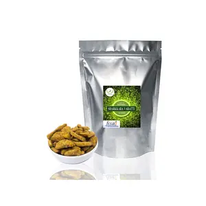 Raintech Herbals- Ready to eat Sharkara Varatti Upperi (Banana Chips Coated with Jaggery) - 250 gm