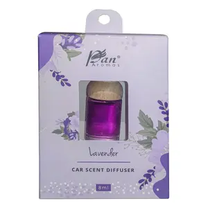 Pan Aromas 8ml Car Scent Reed Diffuser - Lavender