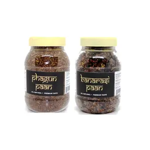 Phagun Paan Mukhwas 200gm and Banarasi Paan Mukhwas 200gm Mouth Freshener (2 X 200gm)