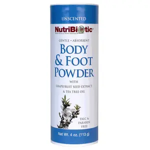 Nutribiotic Body and Foot Powder Unscented 4 Ounce