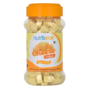 Nutra Vita Freeze Dried Fine Cheese Cubes; 200 g