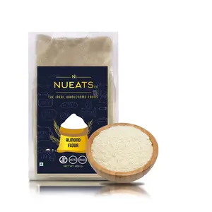 NUEATS co. Almond Meal Flour Powder Blanched- 400gm