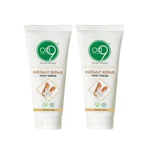 Oxi9 Natural Instant Repair Foot Cream | Paraben Free | Pack of two