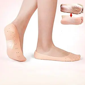 NEW CREATION Anti Crack Full Length Silicon foot Protector moiturizing socks for foot care and heel cracks foot socks for cracked feet