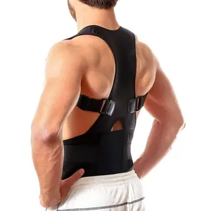 Sajani Fully Adjustable Support Back Brace Posture Corrector for Men and Women (M)