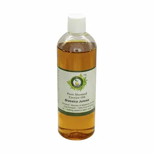 R V Essential Brassica Juncea Pure Mustard Carrier Oil 200ml