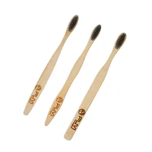 PUVI Eco Assorted Bamboo Tooth Brush Pack of 3